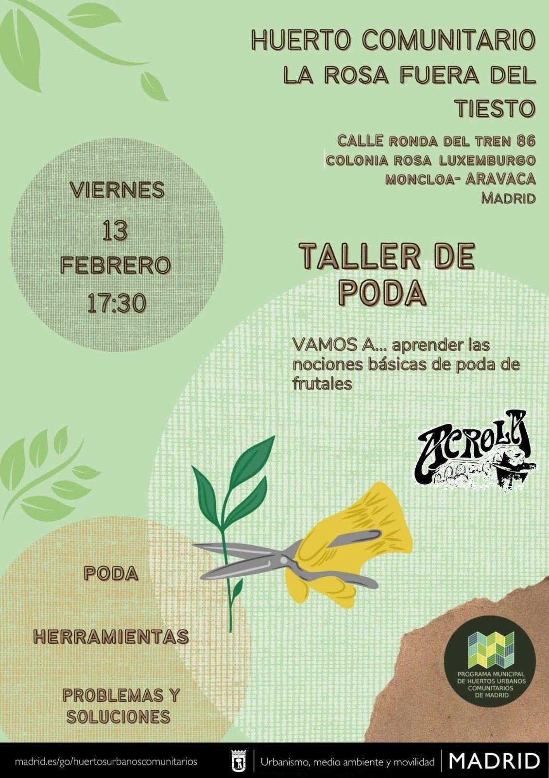Taller de poda