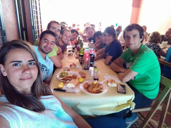 Esa paellita para cerrar las fiestas del barrio