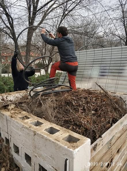 Mejoras en las infraestructuras del huerto